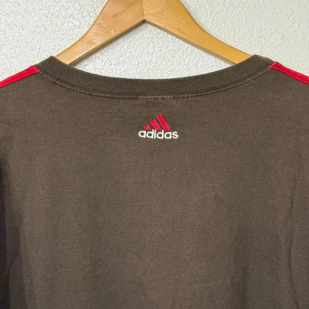 adidas brown red